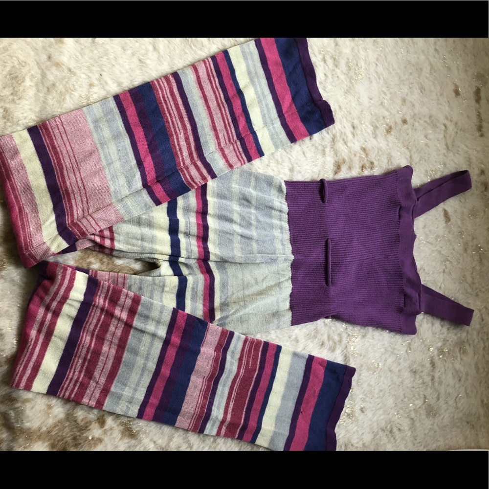 Striped smash a knit warmups